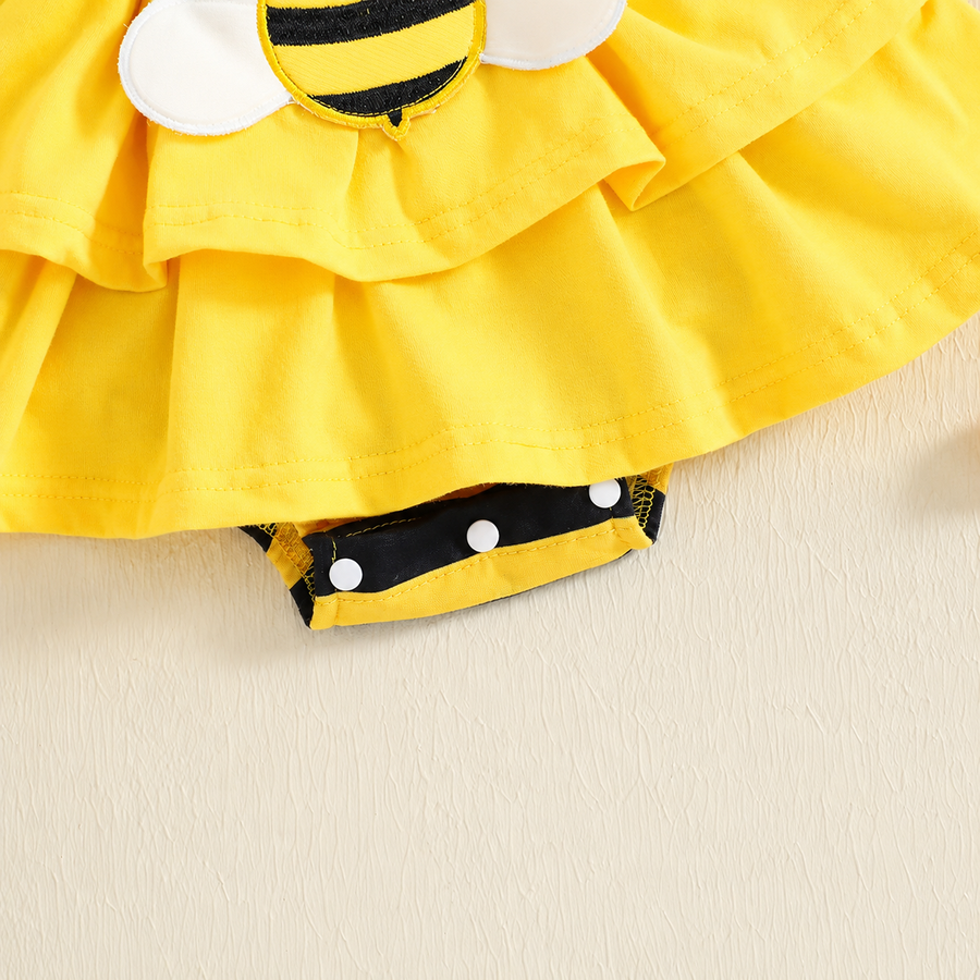Bee Baby Romper with Headband