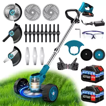 👉 Cordless Electric Weed Trimmer – Rechargeable Lawn Edger with Telescopic Handle Secondary image