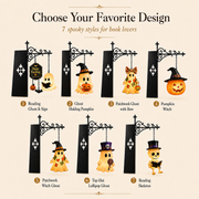 Haunted Library Lantern — Glowing Halloween Bookshelf Décor