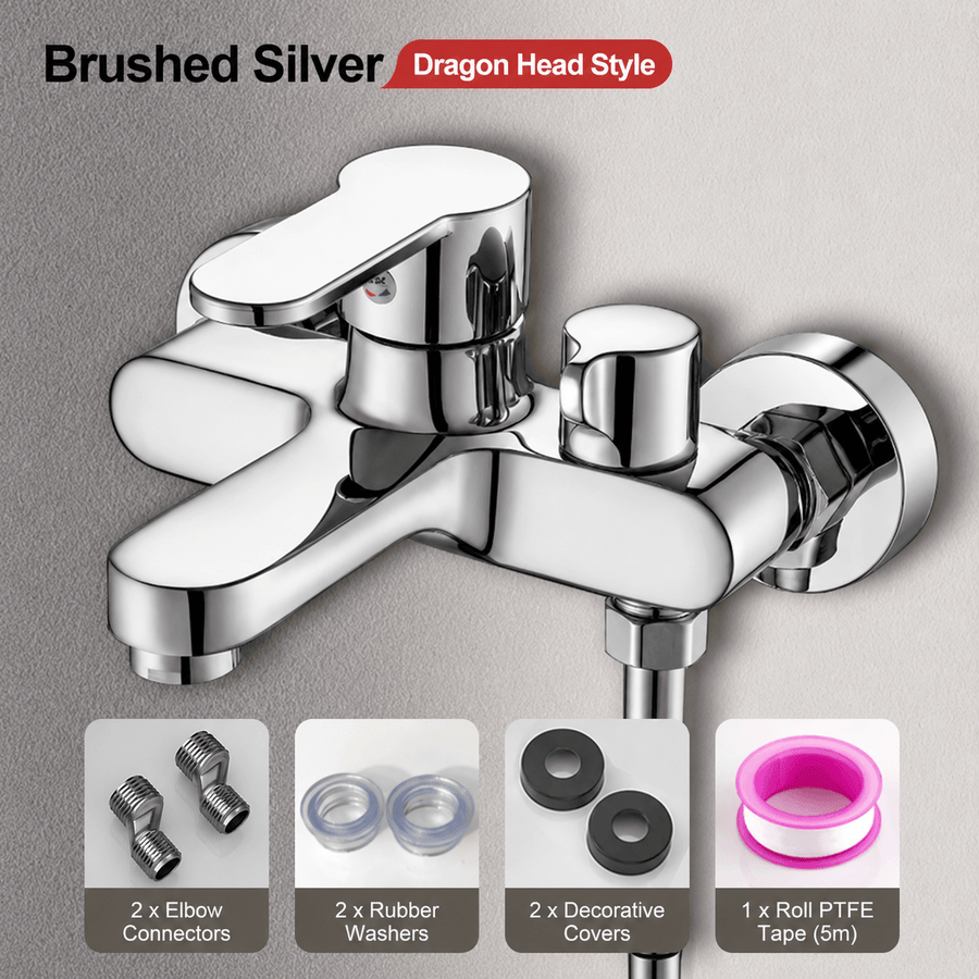 HomeSmart™ Thermostatic Shower Mixer Valve — Anti-Scald 3-Way Diverter Faucet Set