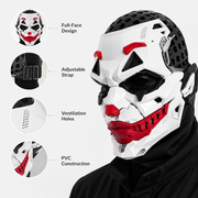 Cyberpunk Full-Face Mask — Bold Halloween Costume Look