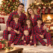 Christmas Family Matching Pajamas — Classic Holiday Plaid