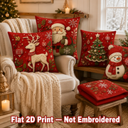 Cookku™ 4-Piece Christmas Pillow Covers — Festive Sofa Decor