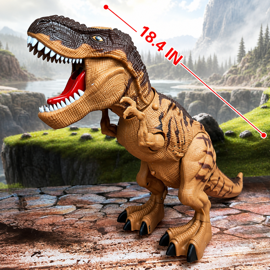 Walking Spray Dinosaur Toy — Roars, Lights & Lays Eggs