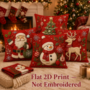 Cookku™ 4-Piece Christmas Pillow Covers — Festive Sofa Decor
