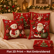 Cookku™ 4-Piece Christmas Pillow Covers — Festive Sofa Decor