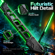 Rechargeable LED Cosplay Sword — 31.3″ Light-Up Prop