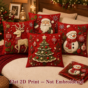 Cookku™ 4-Piece Christmas Pillow Covers — Festive Sofa Decor