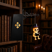 Haunted Library Lantern — Glowing Halloween Bookshelf Décor