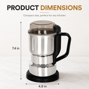GrindPro™ Stainless Steel Electric Coffee & Spice Grinder