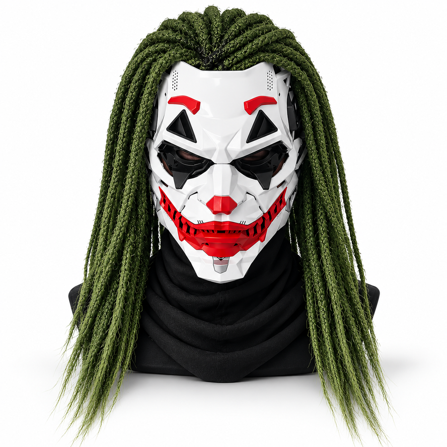 Cyberpunk Full-Face Mask — Futuristic Cosplay Look