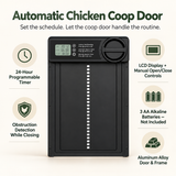 Automatic Chicken Coop Door — Timer & Obstruction Detection
