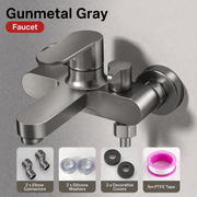 HomeSmart™ Thermostatic Shower Mixer Valve — Anti-Scald 3-Way Diverter Faucet Set