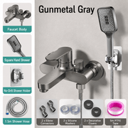 HomeSmart™ Thermostatic Shower Mixer Valve — Anti-Scald 3-Way Diverter Faucet Set