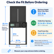 Automatic Chicken Coop Door — Timer & Obstruction Detection