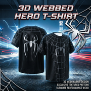 3D Webbed Hero T-Shirt — Raised Webbing Cosplay Tee