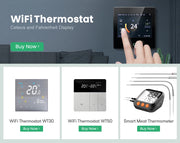 HomeSmart™ WiFi Smart Thermostat — Voice Control, Programmable, Alexa & Google Compatible