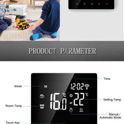 HomeSmart™ WiFi Smart Thermostat — Voice Control, Programmable, Alexa & Google Compatible