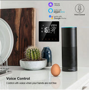 HomeSmart™ WiFi Smart Thermostat — Voice Control, Programmable, Alexa & Google Compatible
