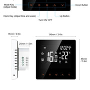 HomeSmart™ WiFi Smart Thermostat — Voice Control, Programmable, Alexa & Google Compatible