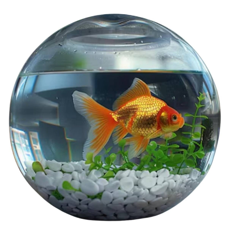 Desktop Glass Aquarium & Fish Bowl - For Bettas & Aquascaping 1