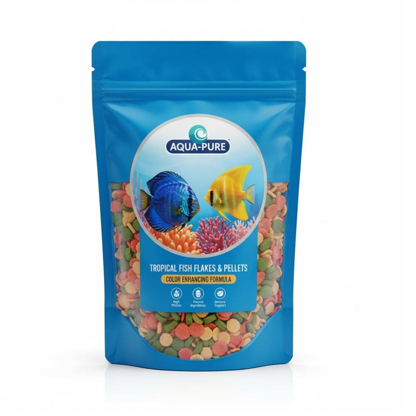 Aqua-Pure Color Enhancing Tropical Fish Food (Flakes & Pellets) 3