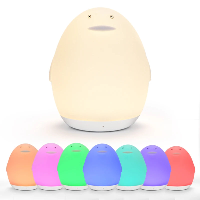 GlowStep™ Touch Night Light — 7-Color RGB Dimmable Bedside Lamp