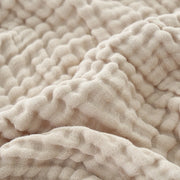 BabyJoy™ 6-Layer Muslin Cotton Blanket — Soft Breathable Gauze for Baby & Family