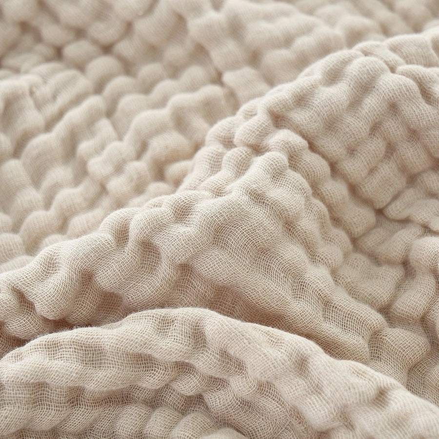 BabyJoy™ 6-Layer Muslin Cotton Blanket — Soft Breathable Gauze for Baby & Family