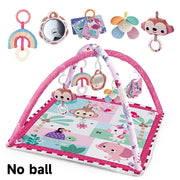 BabyJoy™ Activity Play Mat with Fitness Frame — Sensory Gym for Newborns 0-18 Months