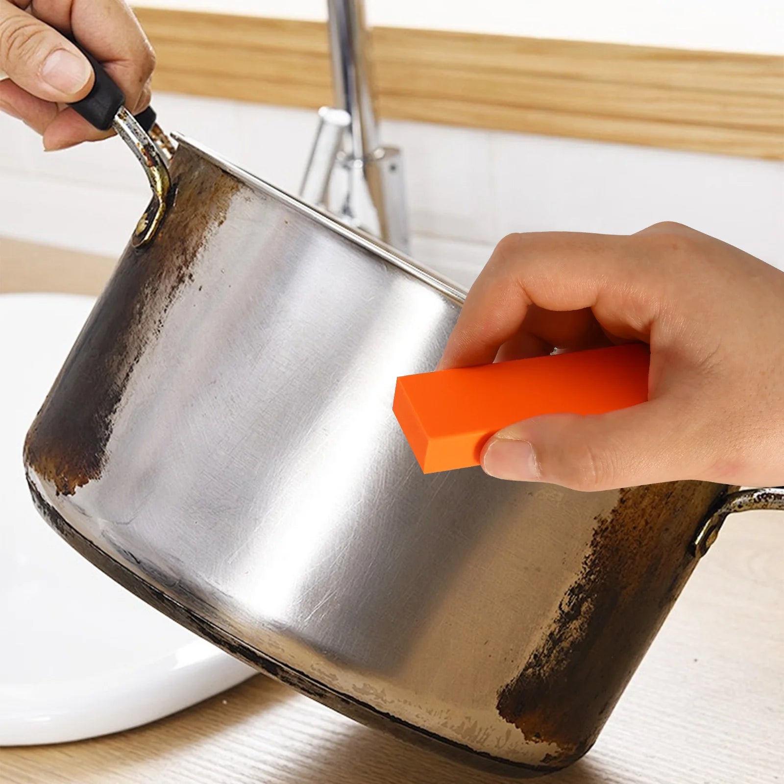 Rust & Limescale Eraser for Faucets and Stainless Steel