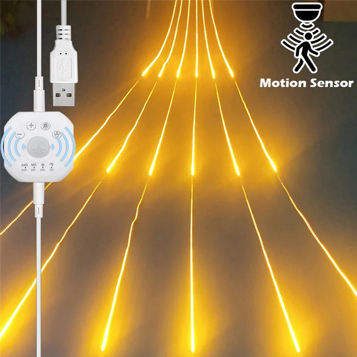 HomeSmart™ Motion Sensor LED Strip — Chase Effect Stair & Under-Bed Light