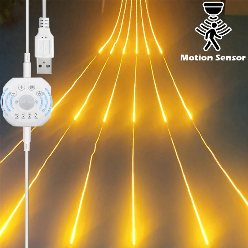 GlowStep™ Motion Sensor Stair Lights – Smart LED Strip With Chase Effect Main image