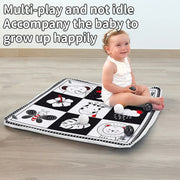 BabyJoy™ Activity Play Mat with Fitness Frame — Sensory Gym for Newborns 0-18 Months