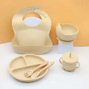 TinyTaste™ Silicone Baby Feeding Set — 6-Piece BPA-Free Mealtime Kit
