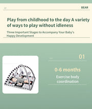 BabyJoy™ Activity Play Mat with Fitness Frame — Sensory Gym for Newborns 0-18 Months