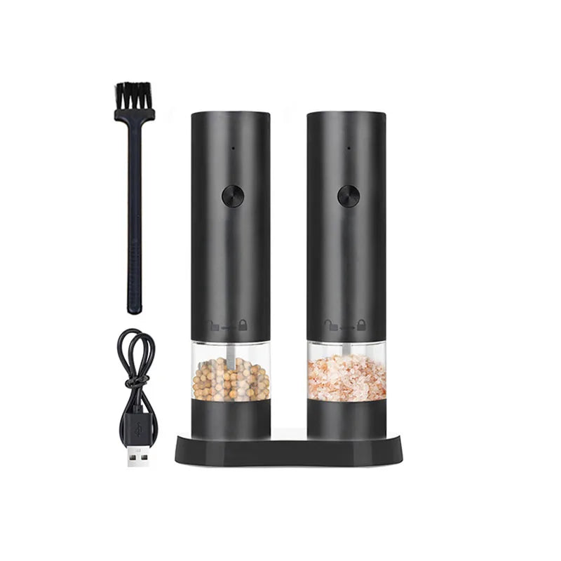ChefPro™ Rechargeable Grinder Set — Fresh Seasoning, One Touch
