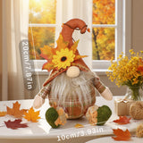 Autumn Leaf-Hat Gnome