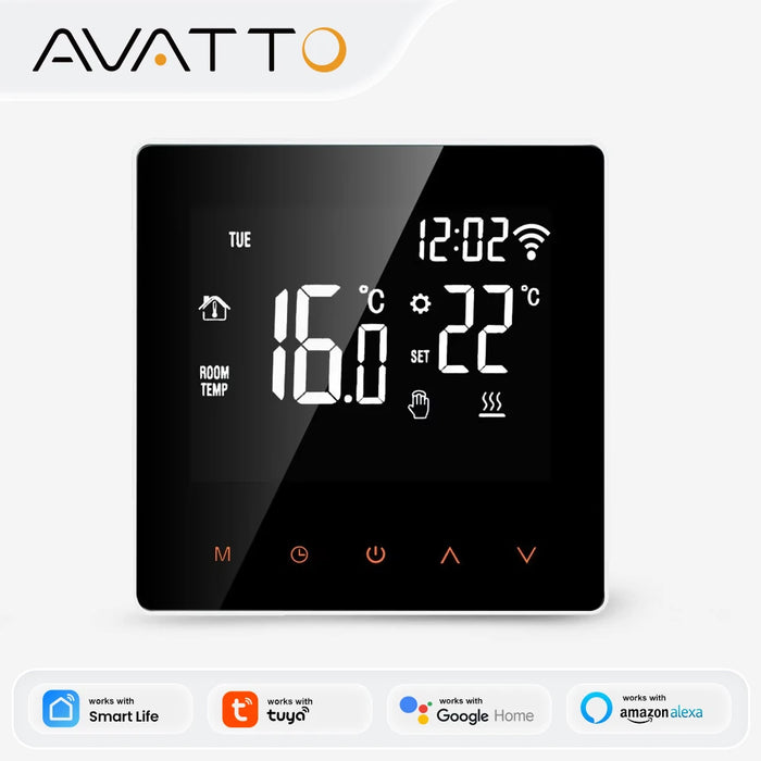 HomeSmart™ WiFi Smart Thermostat — Voice Control, Programmable, Alexa & Google Compatible