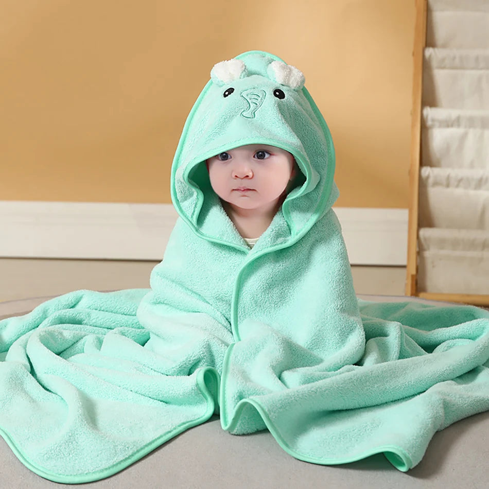 BabyJoy™ Hooded Baby Bath Towel — Soft & Cozy After-Bath Comfort Secondary image
