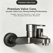 HomeSmart™ Thermostatic Shower Mixer Valve — Anti-Scald 3-Way Diverter Faucet Set