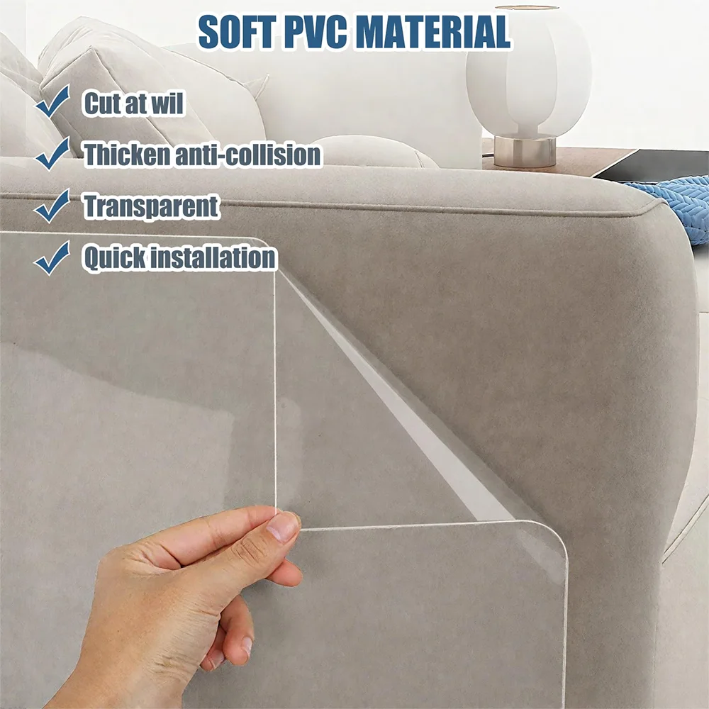 Transparent Cat Scratch Protector Tape – Self-Adhesive Furniture & Couch Guard for Sofas Secondary image