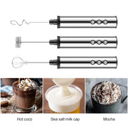 FreshTaste™ Rechargeable Milk Frother Set — Coffee-Bar Foam at Home