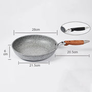 ChefPro™ Stone-Coated Non-Stick Wok Pan — 28cm Induction-Ready Skillet