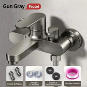 HomeSmart™ Thermostatic Shower Mixer Valve — Anti-Scald 3-Way Diverter Faucet Set