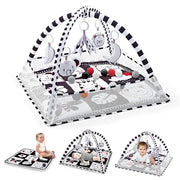 BabyJoy™ Activity Play Mat with Fitness Frame — Sensory Gym for Newborns 0-18 Months