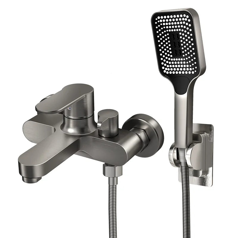 HomeSmart™ Thermostatic Shower Mixer Valve — Anti-Scald 3-Way Diverter Faucet Set