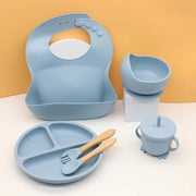 TinyTaste™ Silicone Baby Feeding Set — 6-Piece BPA-Free Mealtime Kit