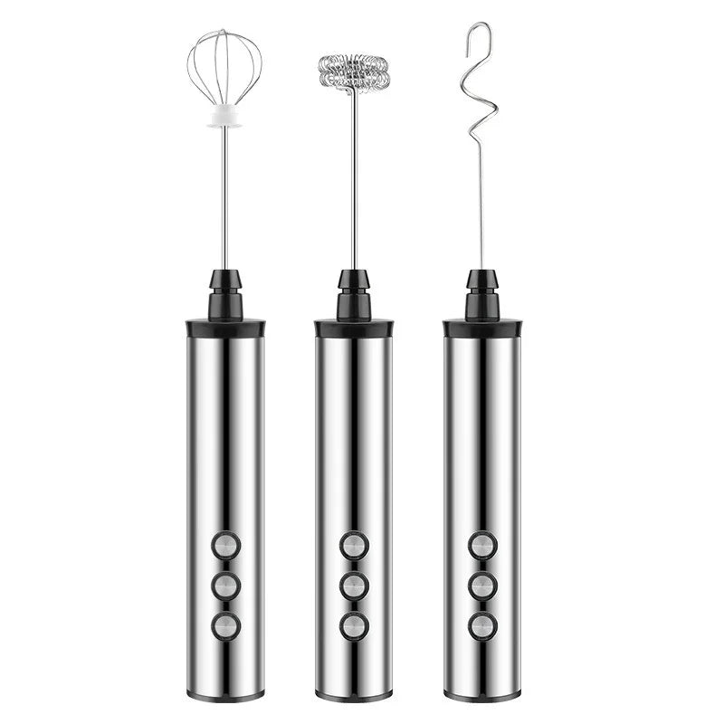 FreshTaste™ Rechargeable Milk Frother Set — Coffee-Bar Foam at Home