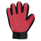 Pet Grooming Glove for Cats & Dogs – Silicone Deshedding Hair Remover Brush